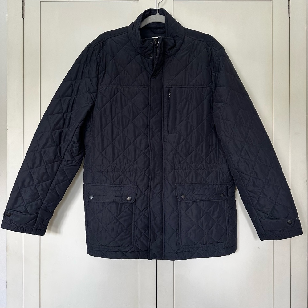 Men’s JWN John W. Nordstrom Quilted Jacket Size L Navy